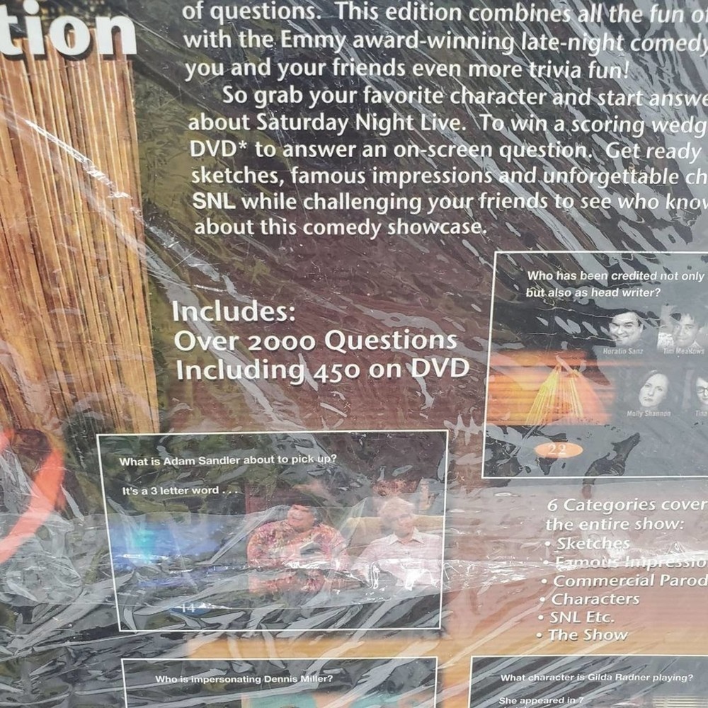 NWT Parker Brothers Trivia Pursuit DVD SNL Edition - Picture 8 of 11